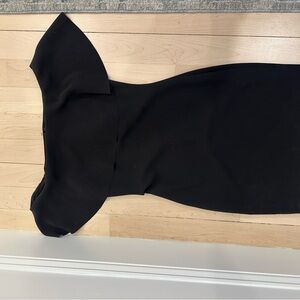 Reiss Elegant Black Off-Shoulder Dress